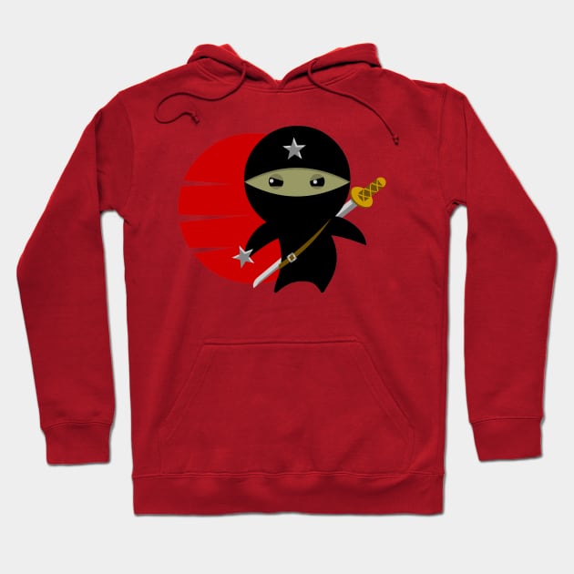 NINJA STAR Hoodie by AnishaCreations